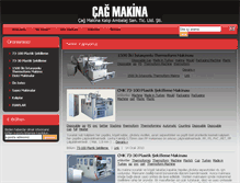 Tablet Screenshot of cagmakina.com